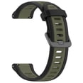thumbnail image 1 of KOMI Applique Garmin Forerunner165 Sangle en silicone 20 mm Sangle à texture Bicolore 22 mm Sangle Officielle, 1 of 5