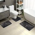 thumbnail image 4 of Meitianfacai 3 Pcs Bathroom Rugs, Soft Memory Foam Bath Mat Set, Anti-Slip Absorbent Thick Bath Mat, Shower Rug Toilet Mats Bath Mats for Bathroom Floor Toilet Door Mat Machine Washable, 4 of 8