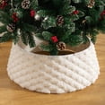 thumbnail image 1 of Christmas Plush Tree Collar for Tree Base - Decorative Apron for Gift Storage, Surrounding Feeling Decoration for Home and Event Venues, 1 of 8
