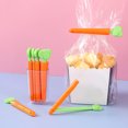 thumbnail image 1 of EGNMCR Storage Trunks & Bag 5 Sealing Clips For Food And Snack Bags Carrot Sealing Clip Bag Magnet Storage Box Sealing clip, 1 of 9
