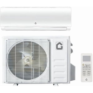 YUSAZENS 12000BTU Sans conduit Mini Séparer Air Conditionneur, 21 SEER2 WiFi Unité de refroidissement activée, 208-230V ABS Mont mural AC pour le bureau de la chambre à coucher