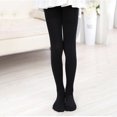 thumbnail image 2 of MIASHUI Collants de Danse Ballet pour Filles Leggings Extensibles Sans Coutures Pantalons Coupe Confortable,Noir,4-6 Ans, 2 of 4