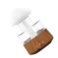 thumbnail image 1 of Dripping Water Humidifier Ambient Night Light 450ml for Bedroom Rain diffuser cloud Study Room Wood, 1 of 8