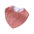 thumbnail image 1 of Serviette à Bave pour Bébé Serviette en Coton Peigné Serviette Unie Serviette à Bave à Double Couche, 1 of 4