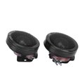 thumbnail image 2 of Car Audio Tweeter, Universal Speaker 35hz-20kHz High Frequency Response Mini Tweeter Built-in Divider 150W 4 Ohm  98dB Pair Dome Tweeter  For Audio System Black, 2 of 8