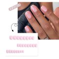 thumbnail image 3 of EGNMCR Faux Ongles Press-on Ongles Courts Press-on Faux Ongles Courts avec Colle pour Ongles Ongles Réutilisables à Coller 12 Tailles patch pour Ongles 2 ml, 3 of 3