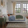 thumbnail image 3 of Berkshire Full Wood Low Profile Platform Bed in White, 3 of 13