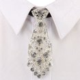 thumbnail image 1 of Cravate en Strass Mode Ajustable Cravate de Fête Cravate en Strass pour Hommes Femmes, 1 of 10