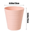 thumbnail image 2 of Car Trash Can Garbage Can Trash Can Pressure Trash Can Garbage Can Wastebaskets for Bathroom Bedroom Office Kitchen Small Space Living Trash Bin Garbage Bin Bathroom Trash Can, 2 of 8