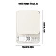 thumbnail image 3 of TopLLC Home Essentials, Home and Kitchen, Home Goods Accurate Kitchen Electronic Scale Home Baking Gram Scale Weighing Grams Small Heavy Food Scale Gram Weighing Kitchen electronic scales, 3 of 6