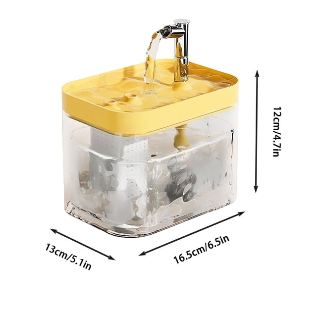 Automatic Cat Dog Water USB Powered Pet Drinking Bowl With Filter Indoor Quiet Flow For Cats And Dogs