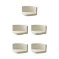 thumbnail image 3 of kurtrusly Trilateral Chair Covers Wide Application And Strong Elastic Chair Protection Made Easy Polyester Cover Chairs Decoration off-white 5Set, 3 of 6
