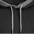 thumbnail image 4 of Yuyuzo Men Pullover Sweatshirts Long Sleeve Drawstring Hooded Sports Solid Color Patchwork Hoodies for Men, 4 of 4