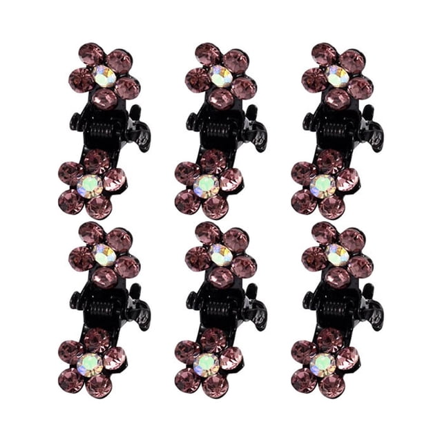 Bilqis Deals Rhinestone Side Clip Small Hair Clip Hair Claw Sim-ple Bangs Clip Top Clip Hair