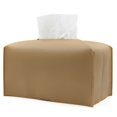 thumbnail image 1 of Leather Tissue Box Cover Holder Square Tissues Case Roll Paper Dispenser, 1 of 5