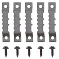 thumbnail image 4 of Picture Hanging Hardware, Repeated Use 100Pcs Black 0.1 X 0.4in Carbon Steel Sawtooth Hangers Compact Structure  For Photo Frame Photo, Drawing Board, 4 of 8