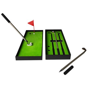 Golf Pen Set Creative Funny Interactive Desktop Golf Gift Set Golf Ball Pen Set