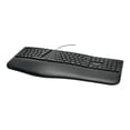 thumbnail image 2 of Kensington Pro Fit Ergo Wired Keyboard - Keyboard - USB - US - black, 2 of 7