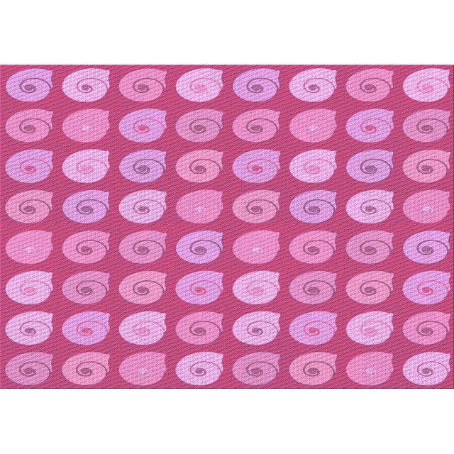 Ahgly Company Machine Washable Indoor Rectangle Transitional Violet Purple Area Rugs, 2' x 4'