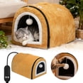 thumbnail image 1 of Oliegs Boxbollen Heated Cat Bed Cat Bed Detachable Semi Enclosed Cat Bed With Arched Roof And Temperature Control Suitable For Small And Medium Sized Cat Breeds Suitable For Winter Home Travel Walking, 1 of 5