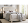 thumbnail image 4 of K-Living Bash Fog Colored Linen Fabric Queen Bed with LED Light, Box Spring Not Required., 4 of 6