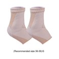 thumbnail image 4 of letairis Ankles Brace Sweat-absorbing Nonslip Sports Sock Elastic Breathable Compression Protective Unisex Gym Injury Support Skin Color S, 4 of 8