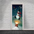 thumbnail image 5 of EGNMCR Wall Stickers, Cute Stickers Door Sticker Christmas Snowman 3D Sticker Door Sticker Removable Door Stickers, 5 of 5