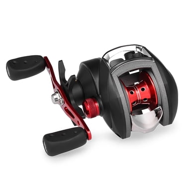 Amdohai 12+1 BB Ball Bearing 8.1:1 Bait Casting Fishing Reel One-way Clutch Baitcasting Reel Left/Right Hand Fishing Reel Magnetic Brake Lure Fishing Reel