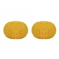 thumbnail image 1 of Balle de Classement pour Brosse à Récurer pour Poêles, Brosse à Vaisselle pour Lavage, Brosse Récurante pour Batterie de Cuisine, Balle Récurante, Jaune, Balle de Remplacement, 1 of 8