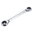 thumbnail image 1 of Unique Bargains Double Box End Ratcheting Wrench (10x11mm) Metric 72 Teeth 12 Point Ratchet Spanner Tools, CR-V, 1 of 5