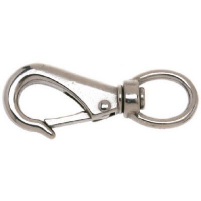 Swivel Round Eye Boat Snap, Stainless Steel, 3/4 In. - T7631534