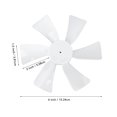 thumbnail image 3 of 2 Pcs Pale de Ventilateur de Ventilation RV Haute Efficacité pour Toit de Salle de Bain, 3 of 6