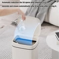 thumbnail image 4 of Chmadoxn Garbage Can, Trash Can Touchless Bathroom Trash Can.6 Gallon Automatic Motion Sensor Rubbish Can With Lid Water Proof Narrow Small Garbage Bin Sensor trash can, 4 of 7