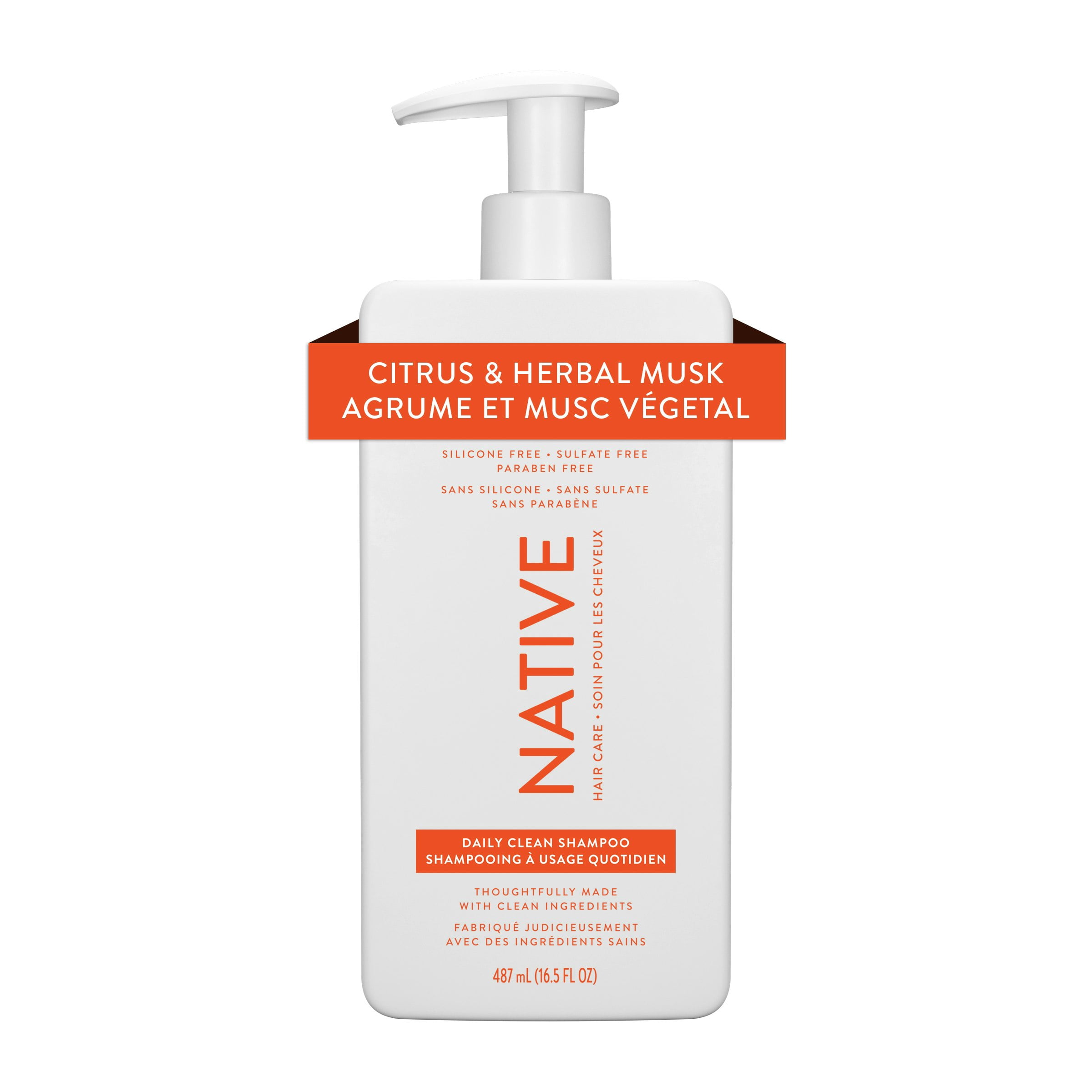 Revitalisant Native Nettoyage quotidien Agrumes et musc végétal, 487 mL