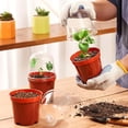 thumbnail image 2 of Pot de Semis avec Dôme d'Humidité Conteneur de Jardinage Transparent Petite Plaque de Semis pour Intérieur Extérieur, 2 of 6