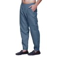 thumbnail image 3 of Atasi Men Solid Dupion Ready Made Pajama Ethnic Wear Adjustable Elastic Pants, 3 of 5