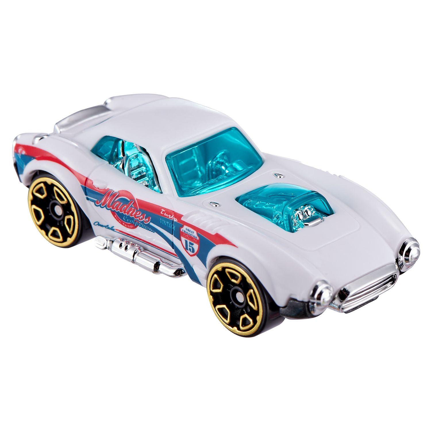 Ensemble de 1 petite voiture de course Machines en métal (les styles peuvent varier)