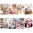thumbnail image 5 of Panxico Home Textile Storage Canvas Fabric Foldable Basket Laundry Storage Baskets with Handles For Toys Gray 36, 5 of 5