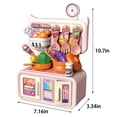 thumbnail image 3 of Dvkptbk Play House Toys Set , Simulation Kitchen Can Cook Cooking Toys Set , Kitchenware Children Girls Toys Gift Education, 3 of 7