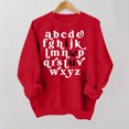 thumbnail image 4 of Penkiiy Chandails en Molleton de la Saint-Valentin pour Femmes - Mignon Chandail en Molleton de la Saint-Valentin Décontracté Cœur Pull Grahic TG Rouge, 4 of 4