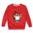 thumbnail image 4 of GDREDA Chandails à Capuchon Tendance pour Filles Chandails pour Enfants Stylés Mignons Imprimés Col Rond Manches Longues pour Usage Quotidien Rouge,11-12 Ans, 4 of 4