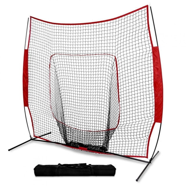 Filet d'Entraînement de Baseball pour Enfants, Résistant à l'Usure avec Sac Filet d'Entraînement de Baseball pour Enfant, Filet d'Entraînement de Baseball pour Enfant Équipement d'Entraînement pour Enfant
