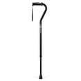 thumbnail image 1 of Hugo Adjustable Offset Handle Cane with Reflective Strap, Black, 1 of 2