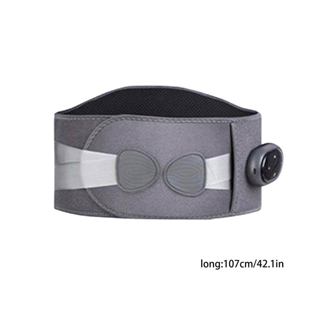 Red Waist Belt Rechargeable Fever Massage Warm Heating Belt, 107cm Neoprene with Digital Controller,Red Light Heat Therapy and Vibration Modes Red Light Belt
