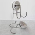 thumbnail image 4 of Rustproof Shower Curtain Rings Stainless Steel Heavy Duty Roller Double Glide Shower Hooks for Bathroom Shower Rods Curtains Liners Polished Chrome, 4 of 10