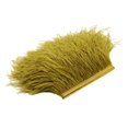 thumbnail image 4 of pitrice 1 Yard Frange de Plume d'Autruche Teinte Ruban d'Embellissement Vert Armée, 4 of 8