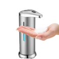 thumbnail image 3 of EIGTHTAIL Stainless Automatic Soap Dispenser Touchless  Touchless Automatic Soap Dispenser Battery Operated Electric Sensor Hand Free Soap Dispenser  for Kitchen and Bathroom  Liquid Hand, 3 of 7