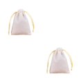thumbnail image 1 of QualitChoice Jewellery Pouch Drawstring Bags Bracelet Packaging Goodies Mobile Phone Storage Holder Party Gifts Drawable Pouches Beige-7*9 2Set, 1 of 6