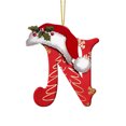 thumbnail image 2 of LSLJS 26 Letters Christmas Tree Decoration Pendant Christmas Tree Ornaments Personalized DIY Christmas Ornaments Christmas Decorations Xmas Tree Hanging Decor, 2 of 5