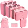 thumbnail image 1 of Gkeoshab Home Textile Storage Packing Cubes For Travel 7Pcs Travel Cubes Set Foldable Suitcase Organizer Lightweight Luggage Storage Bag Home & Garden, 1 of 4